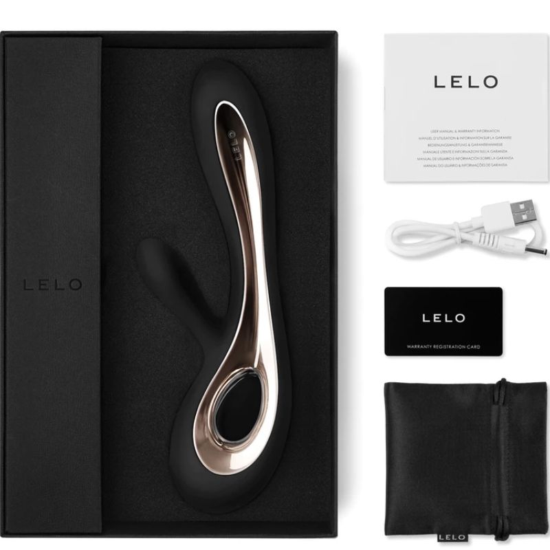 LELO-Soraya-2-vibromasseur-rabbit-luxe-noir-accessoires