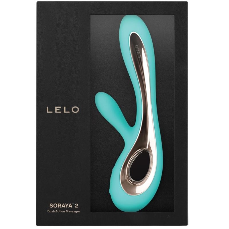 LELO-Soraya-2-vibromasseur-rabbit-luxe-turquoise-boite
