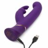 fifty-shades-of-gray-greedy-girl-vibromasseur-rabbit-violet-chargeur-USB
