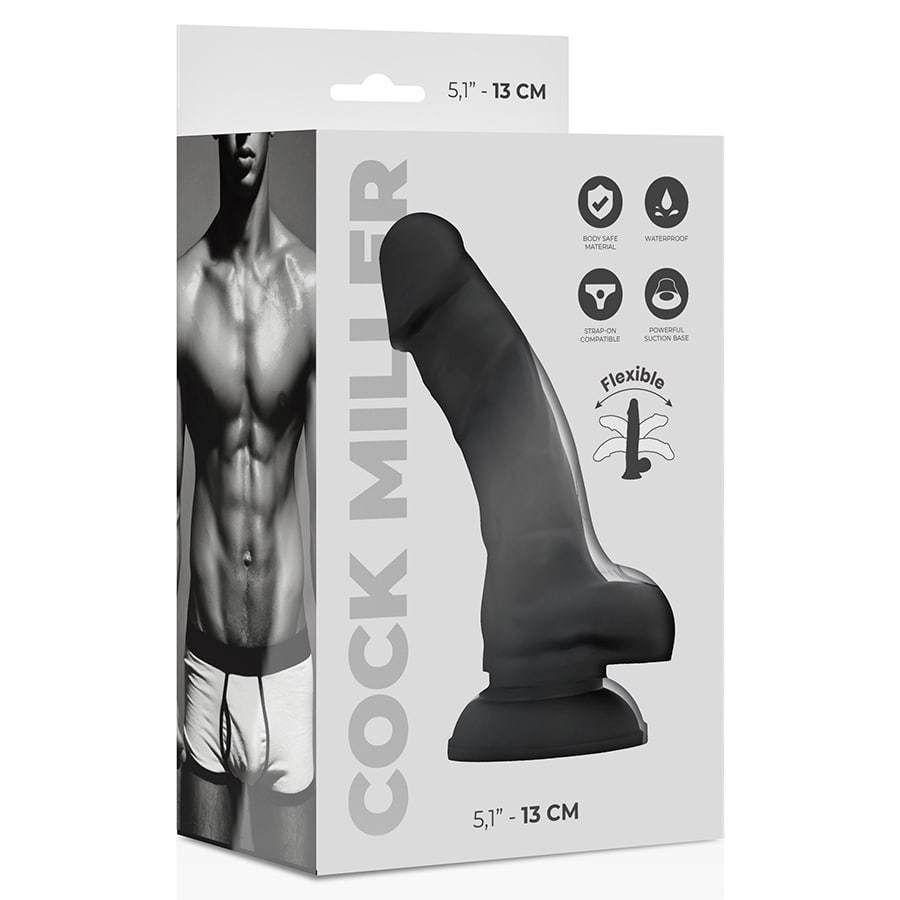 COCK-MILLER-godemichet-13-cm-noir-boite