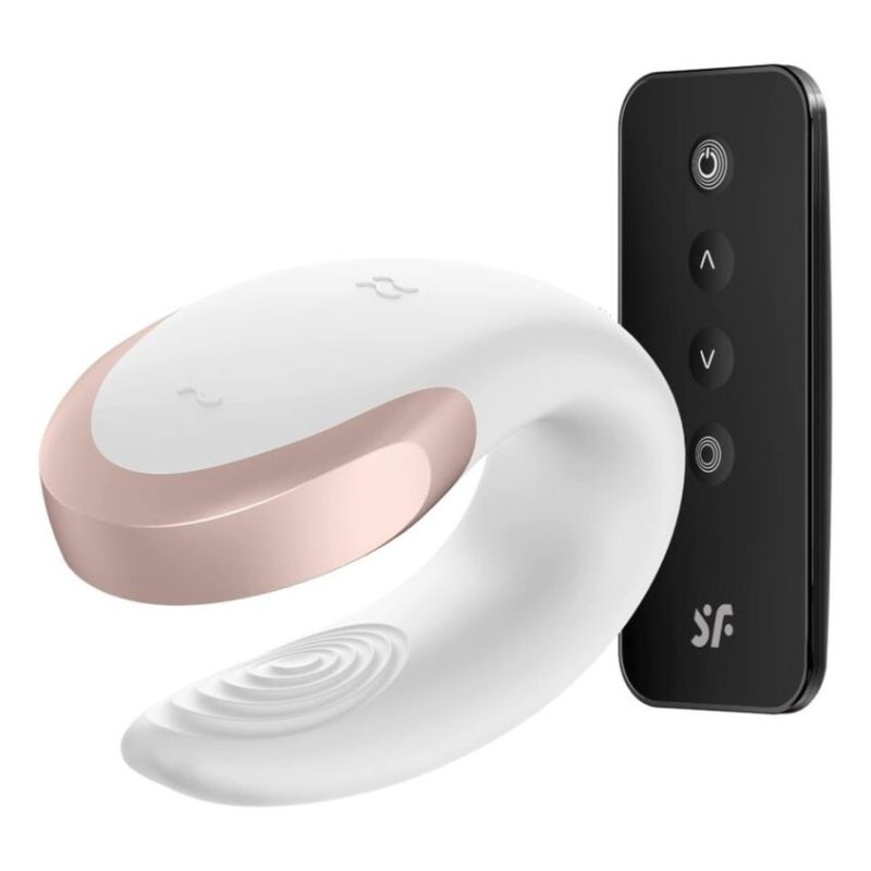 Satisfyer-Double-Love-blanc-telecommande