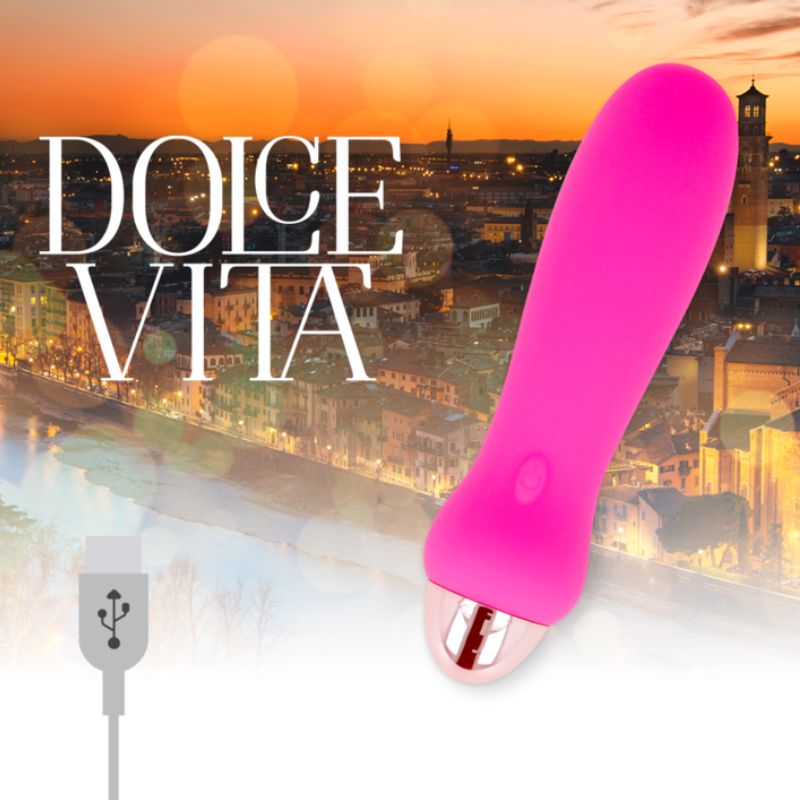 Dolce vita cinq vibromasseur rose rechargeable Dolce-vita-cinq-vibromasseur-rose-rechargeable