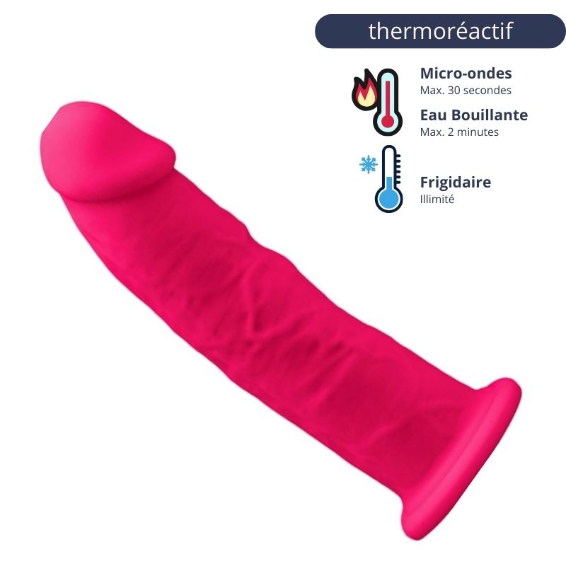 Silexd Modèle 2 Pénis rouge thermoréactif - 15 cm Silexd-Modele-2-Penis-rouge-thermoreactif-15-cm