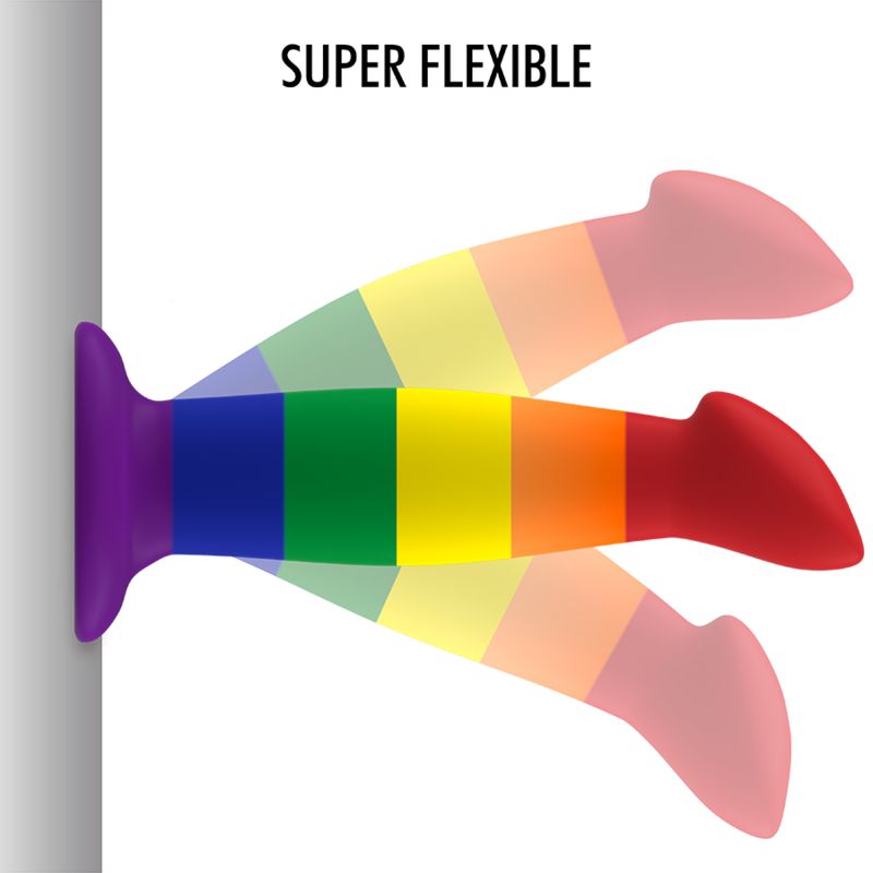 MYTHOLOGY Garrick 16 cm gay pride flexible