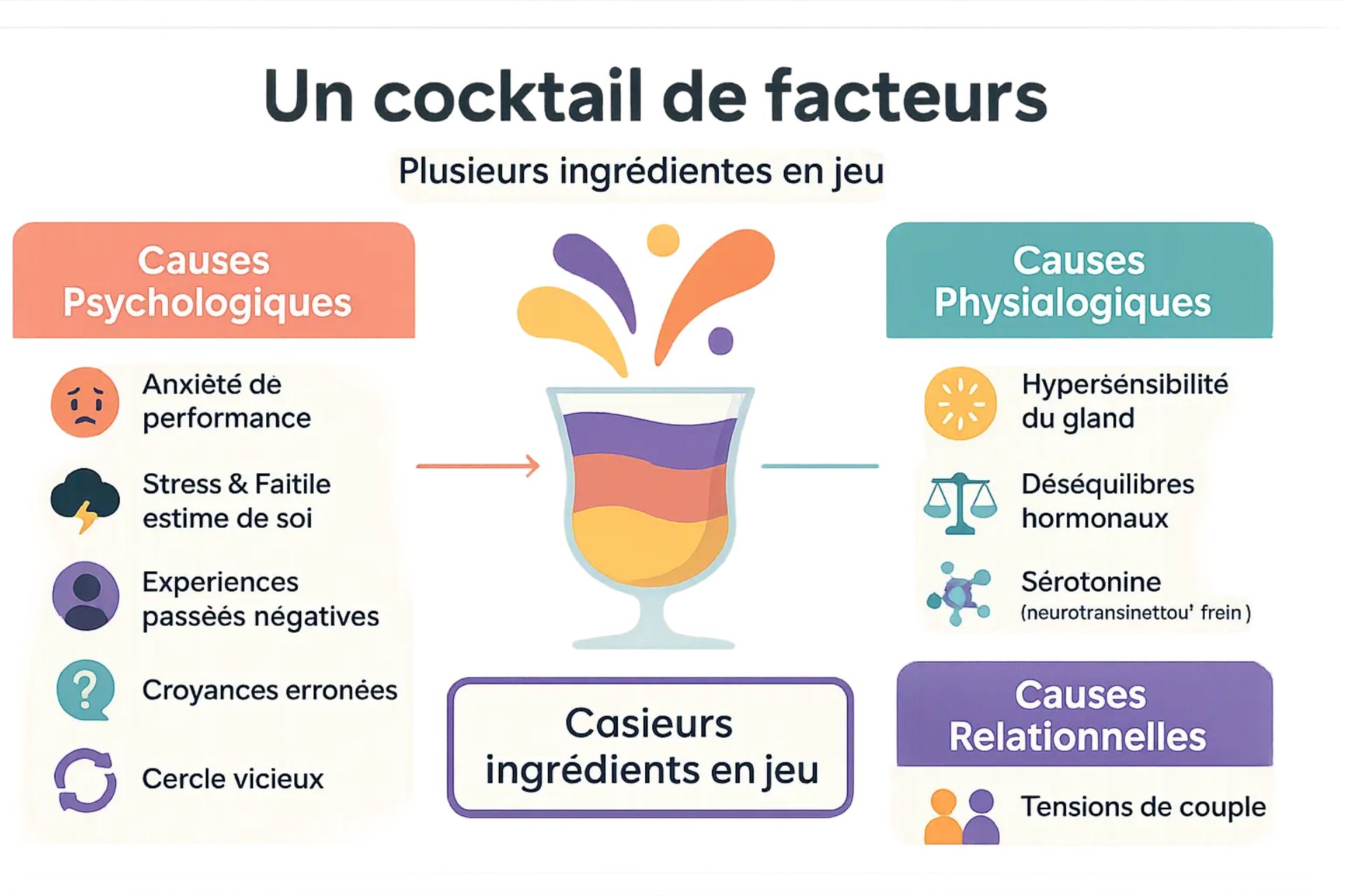 un cocktail de facteurs causes multiples