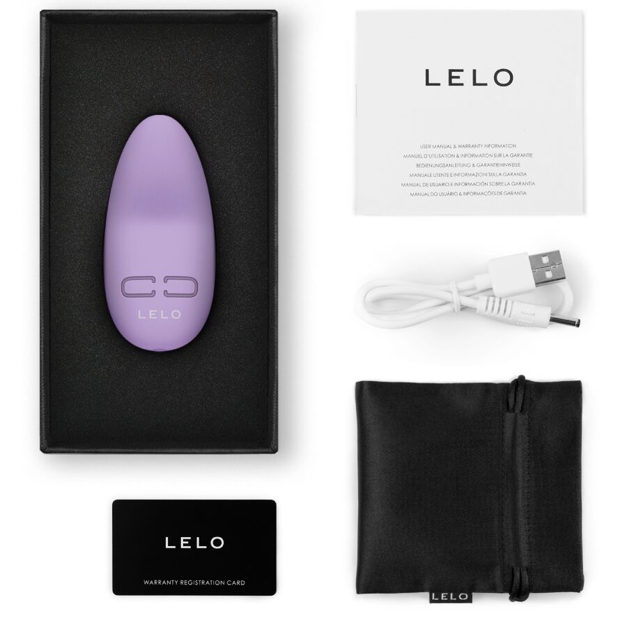 LELO Lily 3 lilas boite et accessoires