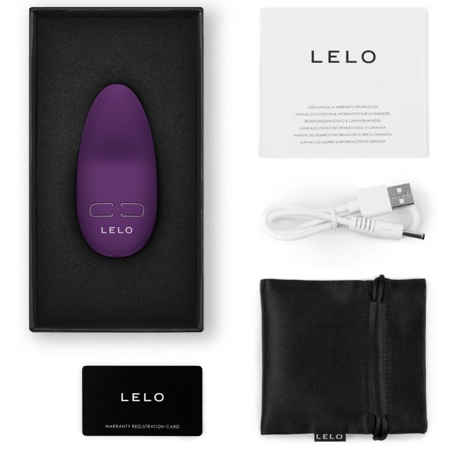 LELO Lily 3 violet boite et accessoires
