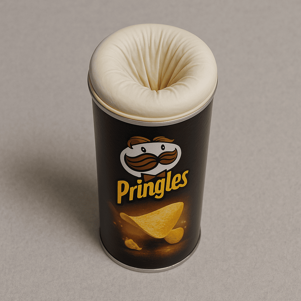 Pringles gant en latex sextoy homme maison