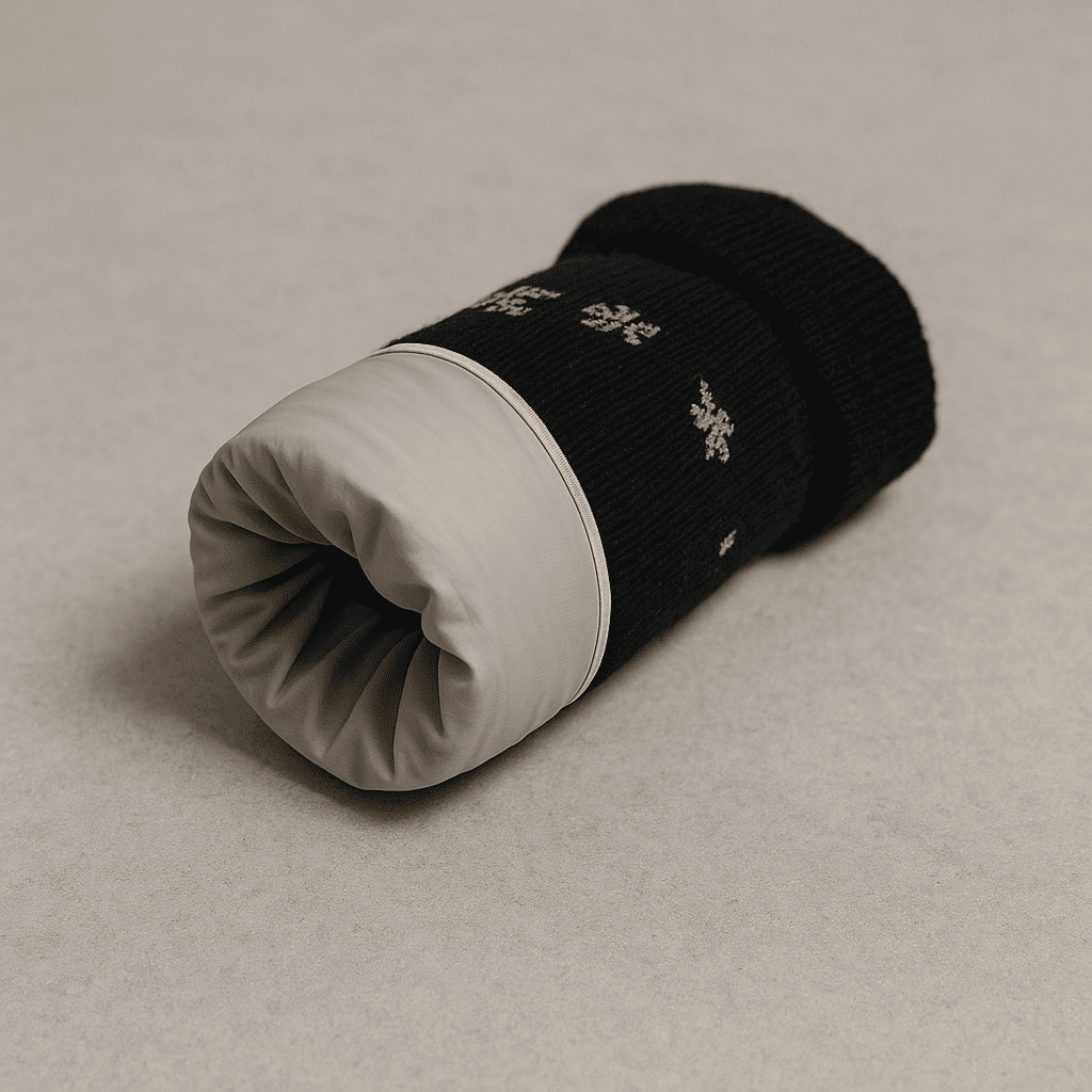chaussettes et gant en latex pour masturbateur homme maison